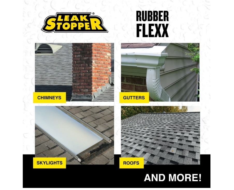 Rubber Flexx Leak Repair & Sealant Spray 18 Oz 100% Flexible Seal 2 Pack