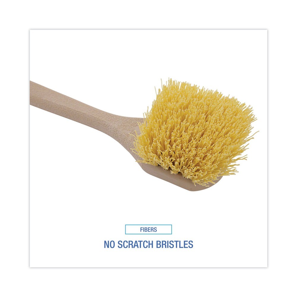 Boardwalk 4320 20″ Long Polypropylene Fill Handle Utility Brush – Tan New