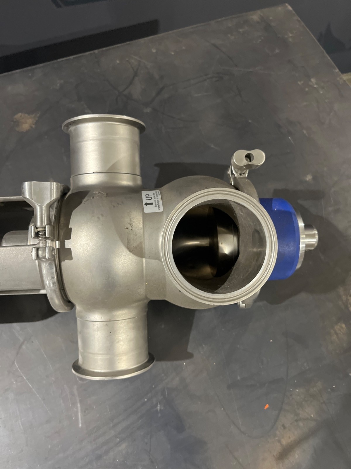 ALFA LAVAL CP‑3 PN10 Mixproof 3‑Way Valve w/ ThinkTop V70 USED