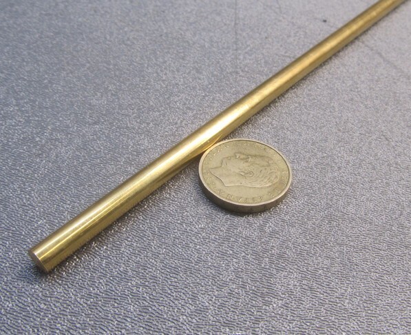 360 Brass Rod 1/4″ (.250″) Diameter x 24.0″ Length, 3 Pcs, 6 Ft