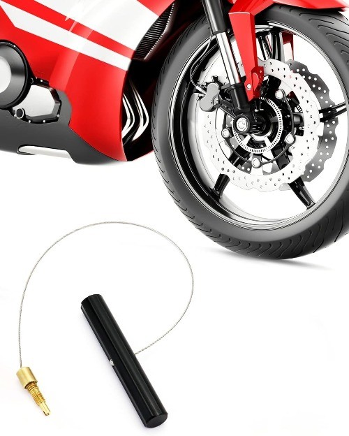 Motorcycle Tire Valve Stem Puller Tool for Installing Inner Tubes & Rim Locks on