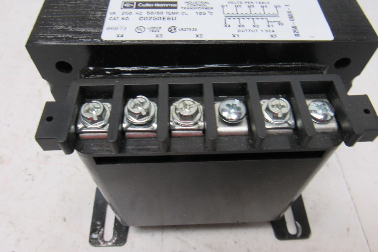 Cutler Hammer C0250E6U 250VA General Purpose Transformer 1 Phase