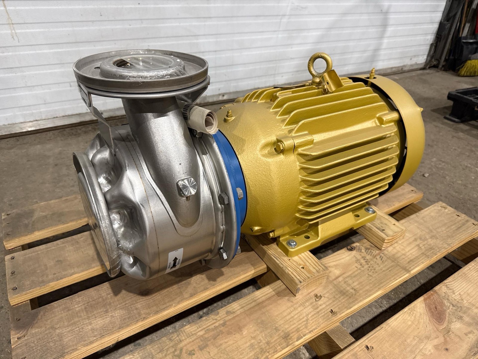 GOULDS 3-SH Stainless End Suction Pump, ESHF/C 3X4X8, 03SH08K6, 20HP, 6″ Imp.