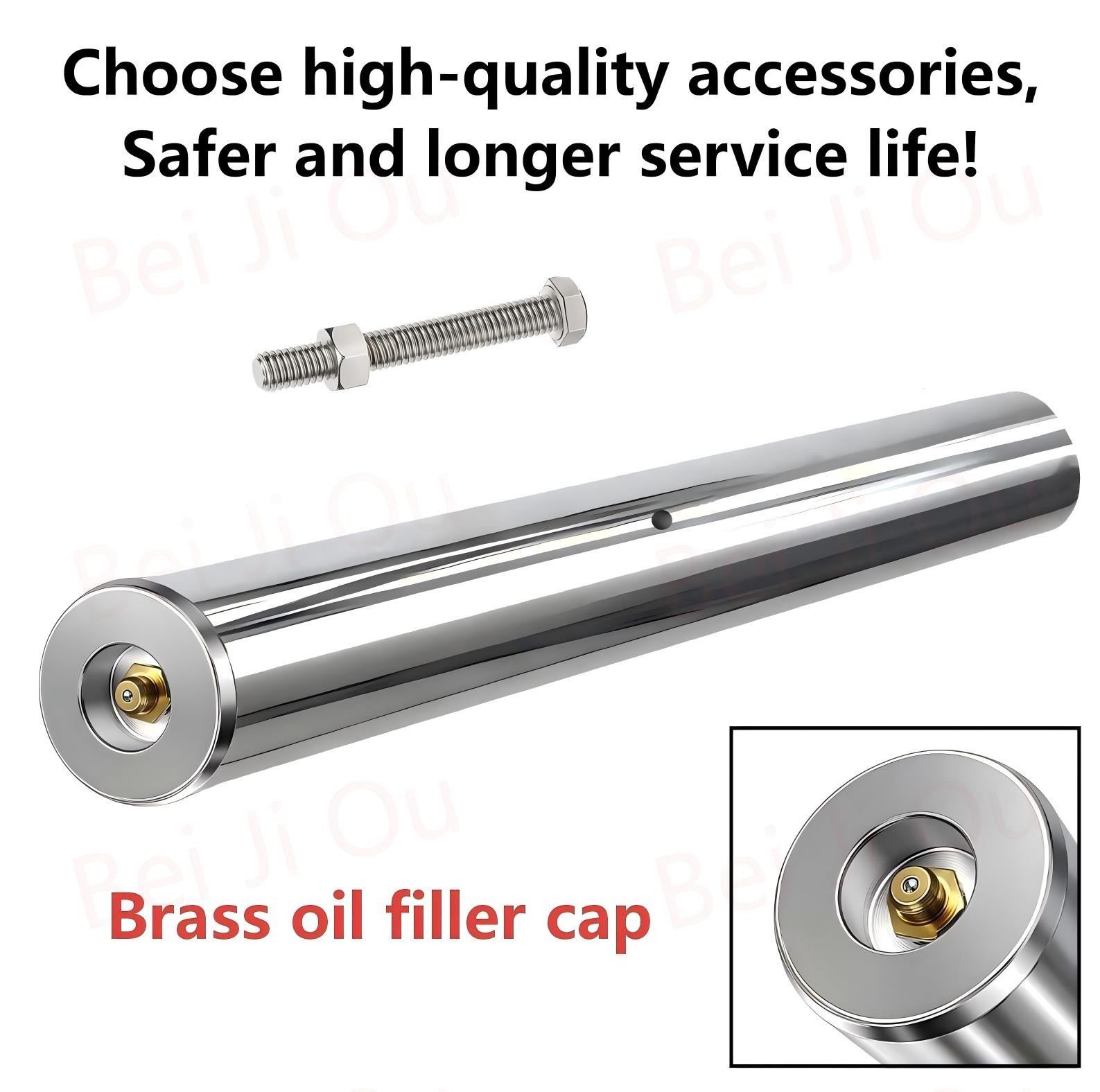 New upgraded Excavator Universal Bucket Pin 35mm X 225mm，With grease nipple