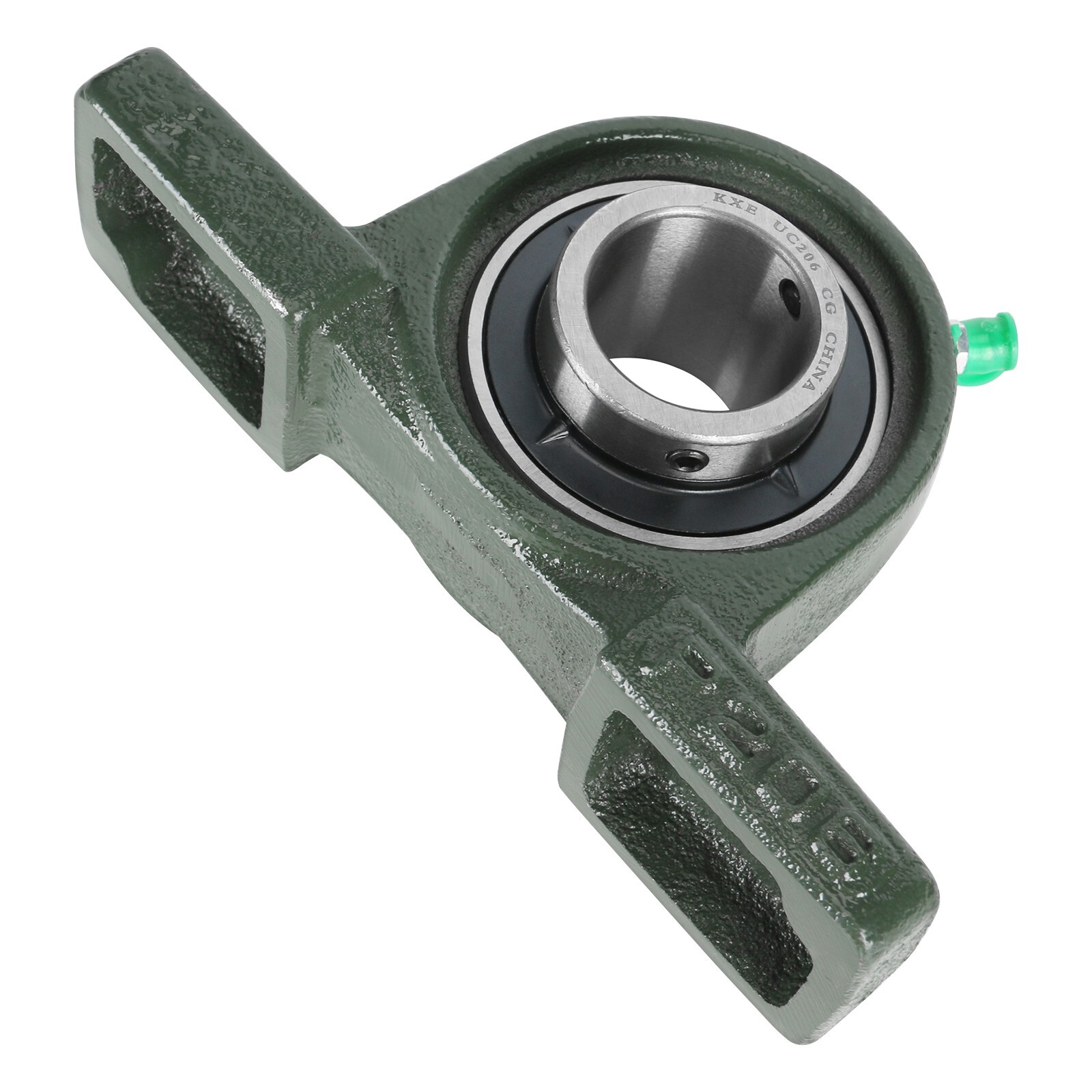 2x UCP206 30mm Bore Pillow Block Bearing Unit with Solid Base Cast Iron Housing
