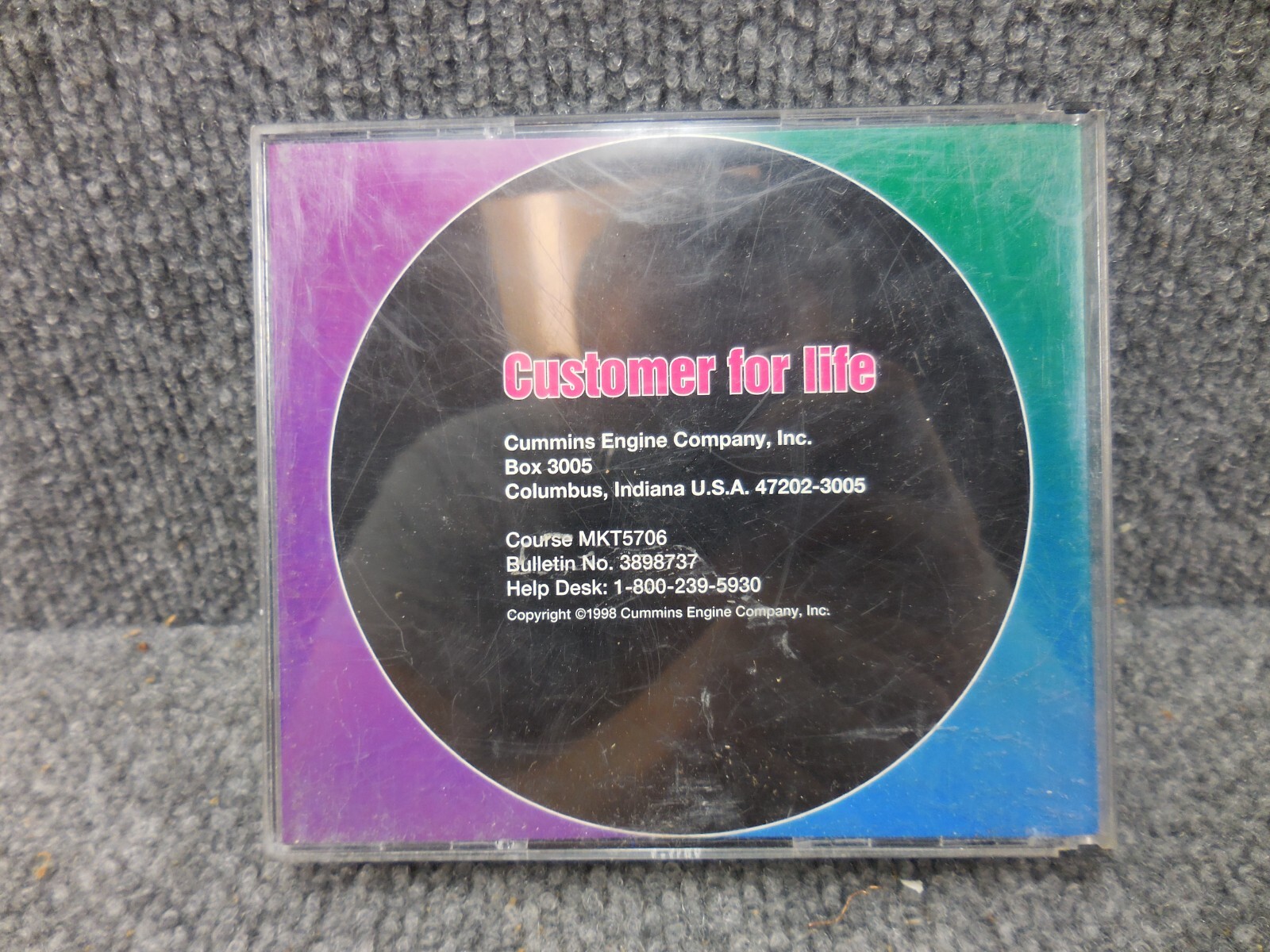 OEM Factory Cummins Virtual College ISC Engine CD ROM 3898737