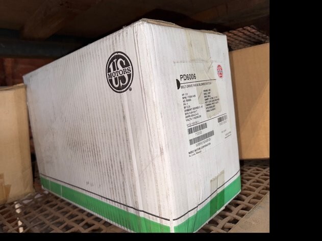 U.S. Motors Pd6006 Belt Drive Motor, 1 Speed, Open Drip Proof, Cradle Base