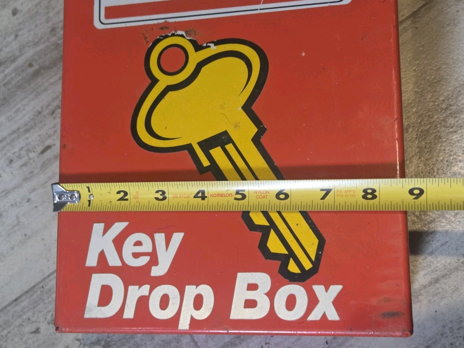 Vintage Uhaul Key Drop Box Heavy Duty Lock Box With Keys