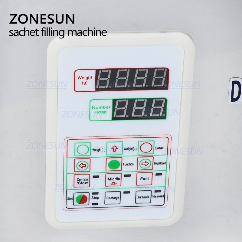 ZONESUN 1-200G Particle Tea Candy Nut Food Tea Granule Packing Filling Machine