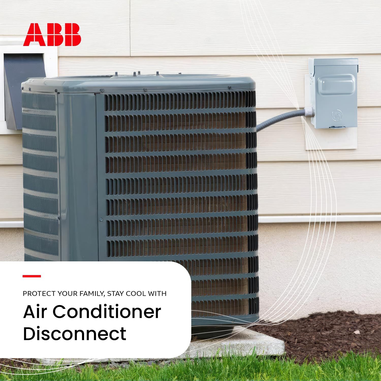 ABB TF30RCP • Weatherproof Fused AC Disconnect Switch • AC Disconnect 30A 240V