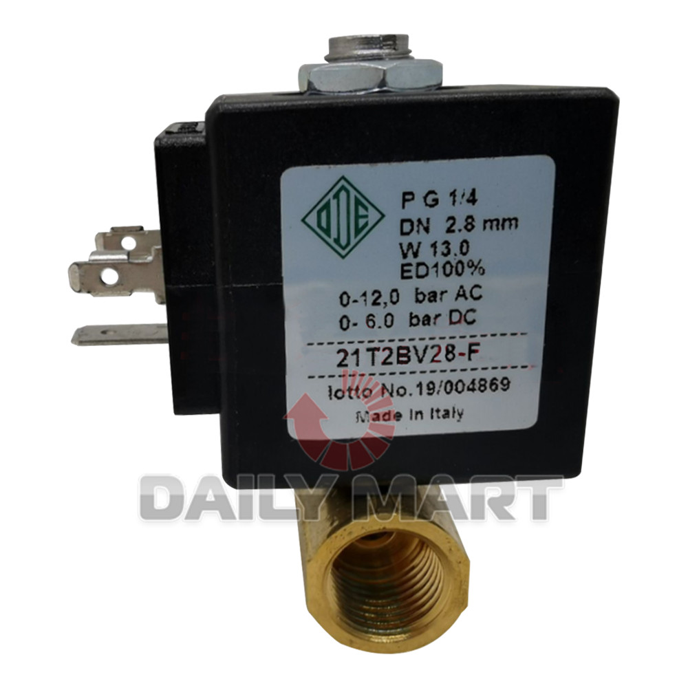 New In Box ODE 21T2BV28-F Solenoid Valve 1/4 Digit 2-Way Closed 220V