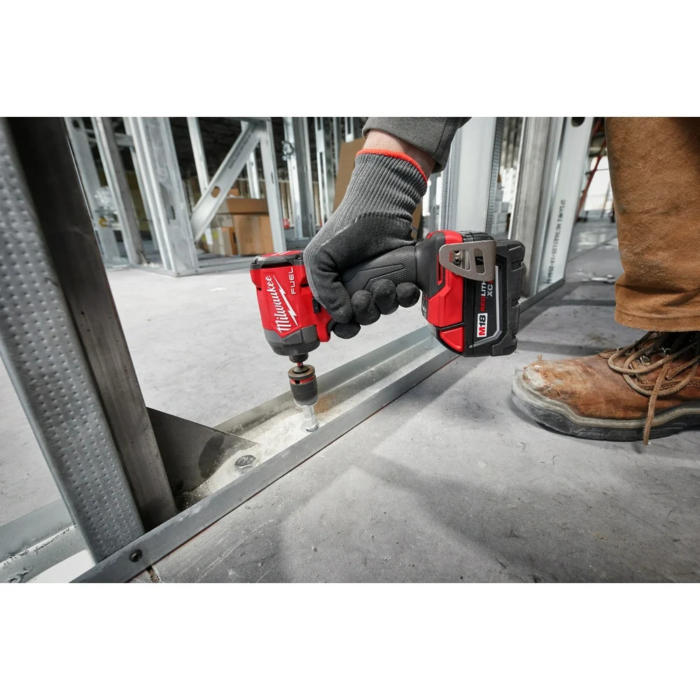 Milwaukee 2880-20ID M18 FUEL 18V 4-1/2″/5″ Paddle Switch Grinder w/Impact Driver