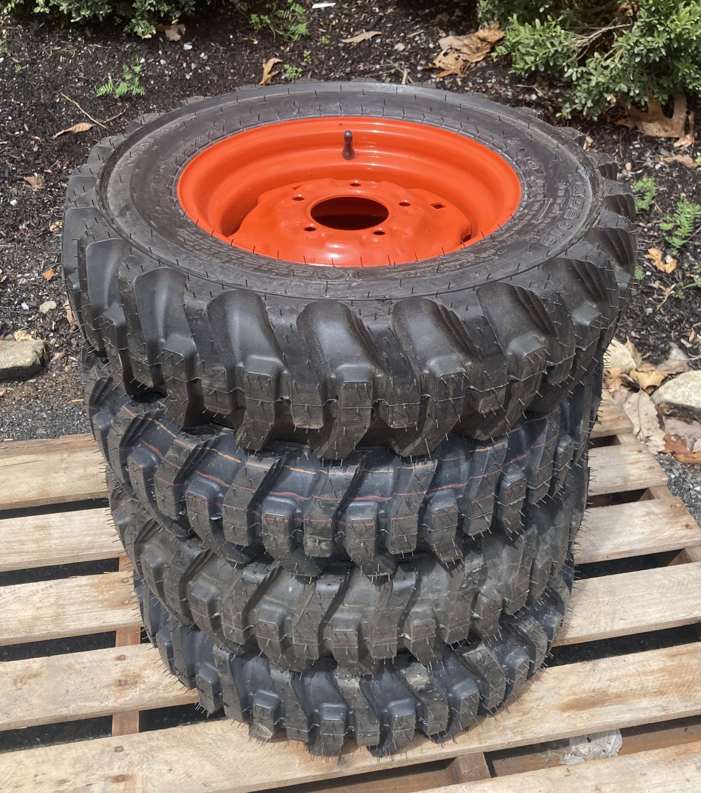 1 or 4-5.70-12 Galaxy XD2010 Skid Steer Tires/Wheels/Rims for Bobcat S70 & more