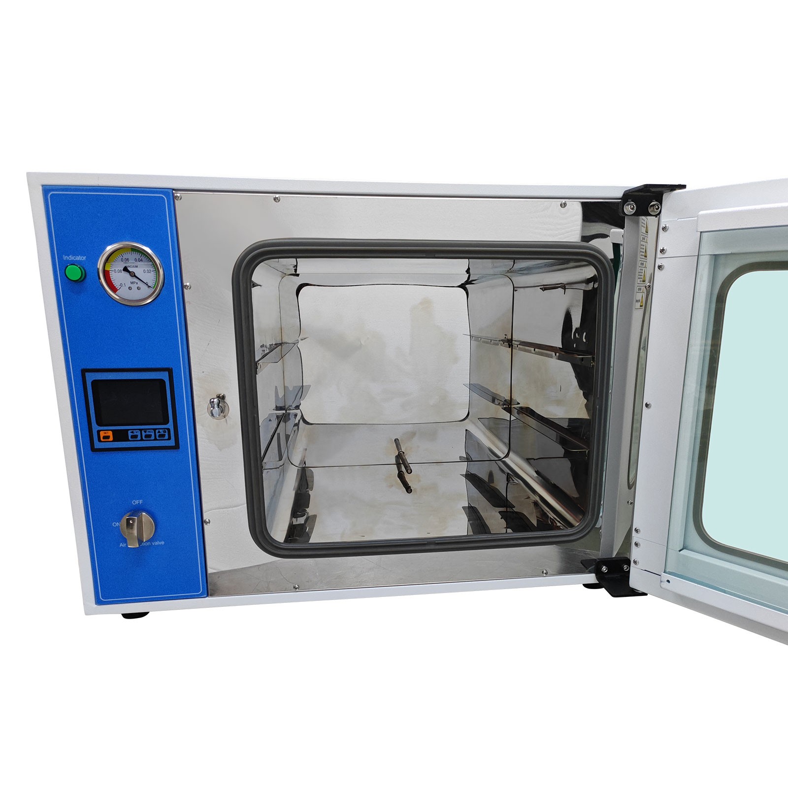 2-layer 1.9Cu ft Vacuum Drying Oven Intelligent Temperature Control for Lab 110V