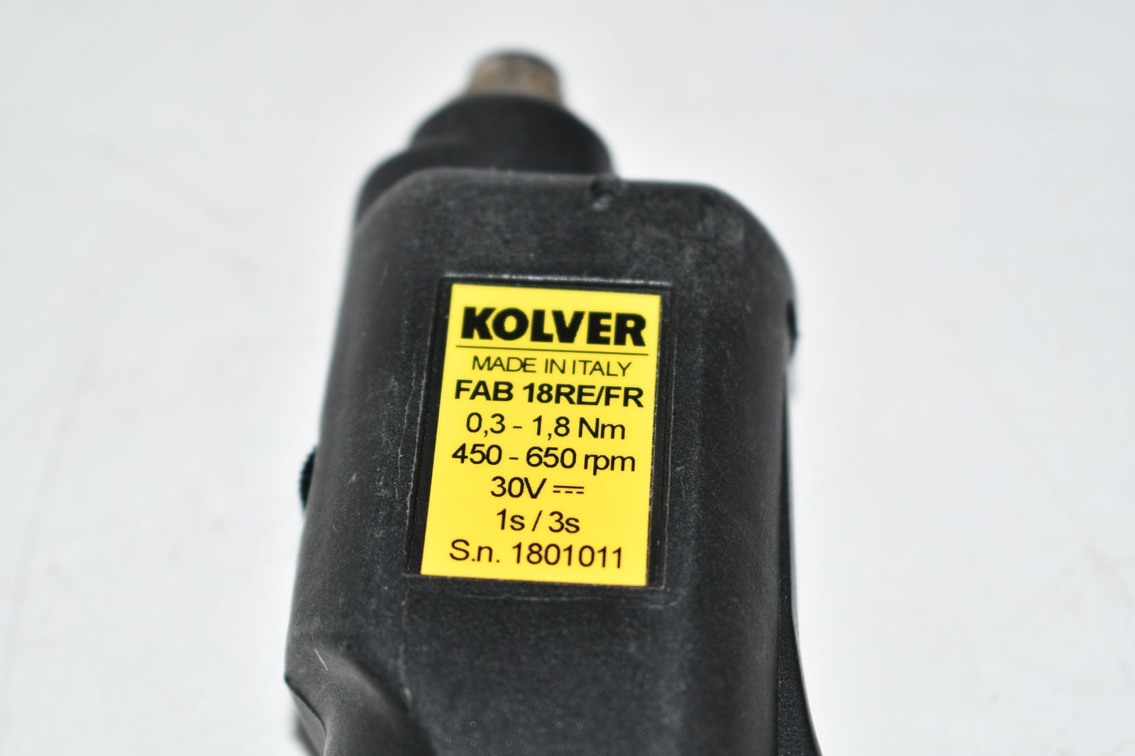 Kolver FAB18RE/FR Electric Torque Screwdriver Tool 6.8 in. lbs. Preset 0.3-1.8 N