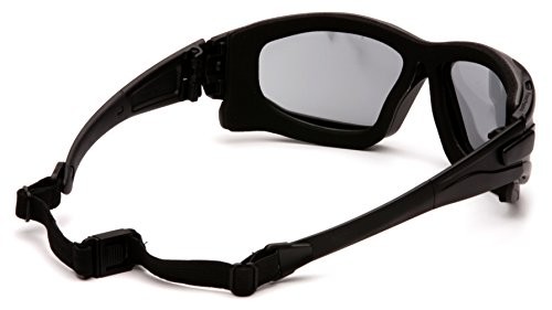 Pyramex I-Force Sporty Dual Pane Anti-Fog Goggle, Black Frame/Gray Anti-Fog Lens