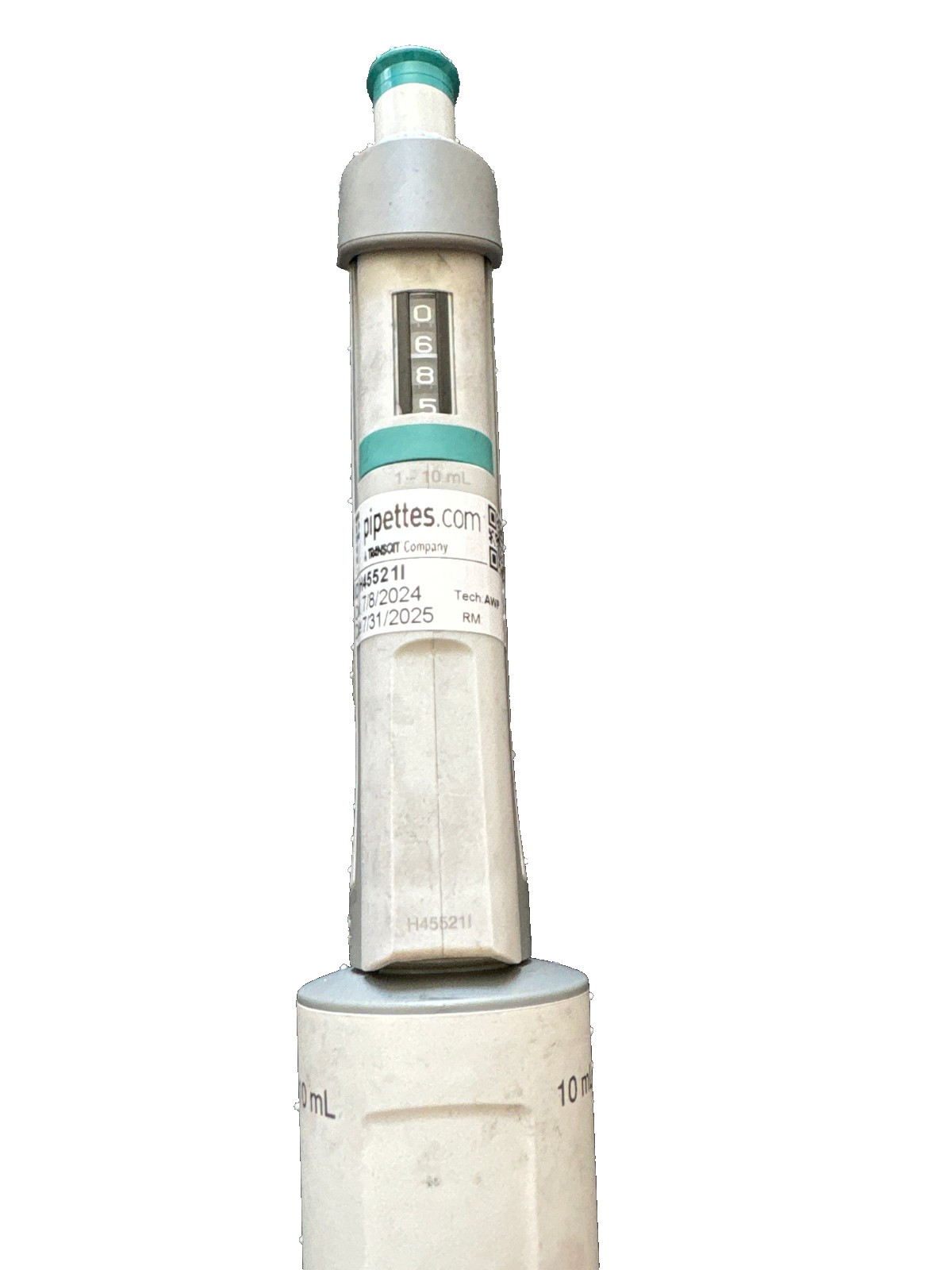 Eppendorf Research Plus 10mL Adjustable Single Channel Pipette Tested Working