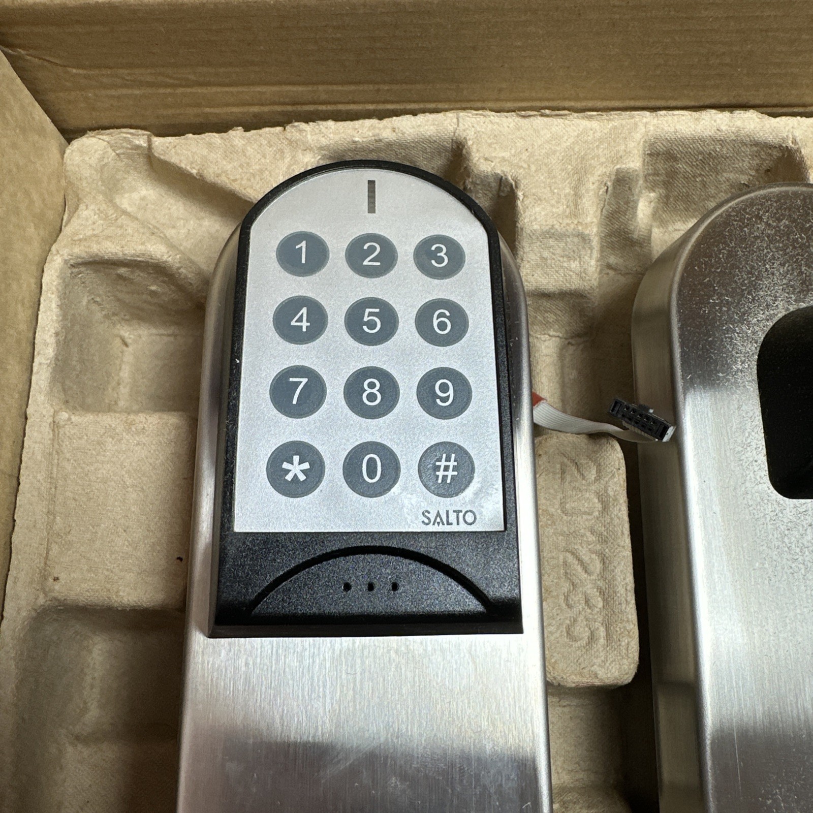 Salto XS4 KEYPAD Entry Lock with Key Override Ai6xx W0BK AB660A00IM38YK NEW OPEN
