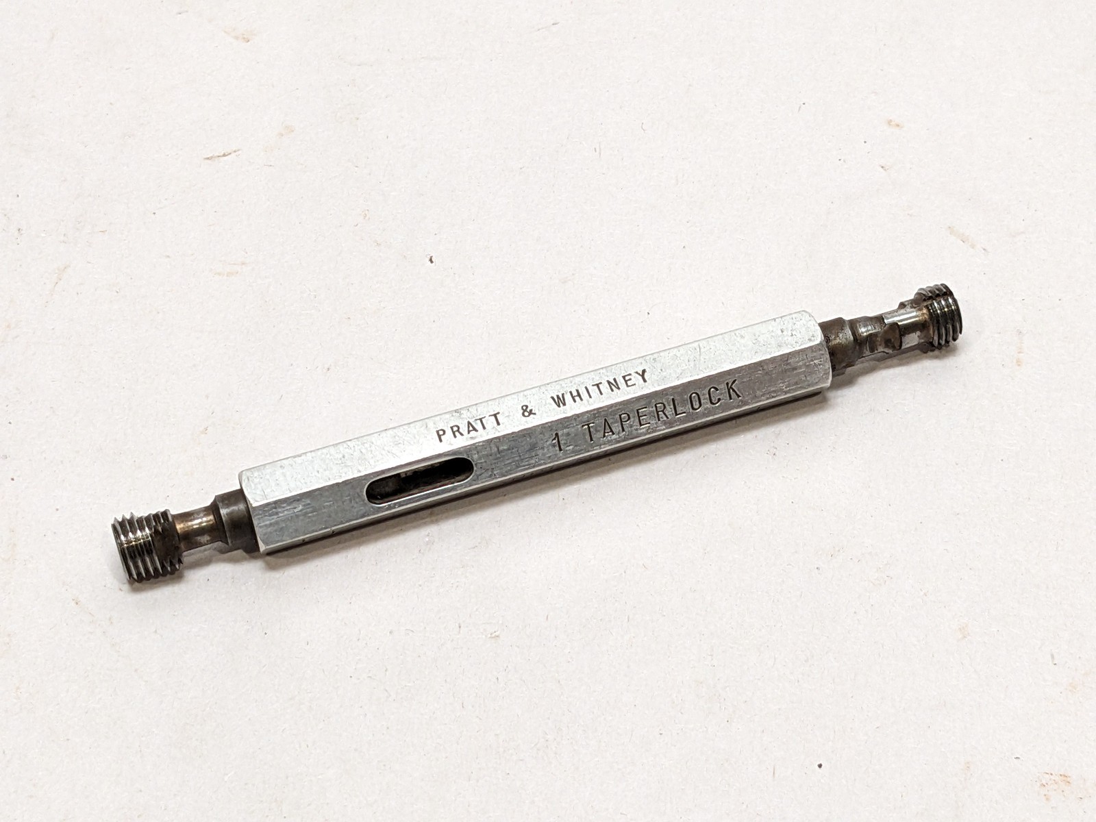 1/16-27 ANPT Thread Plug Gage Taperlock Pratt & Whitney