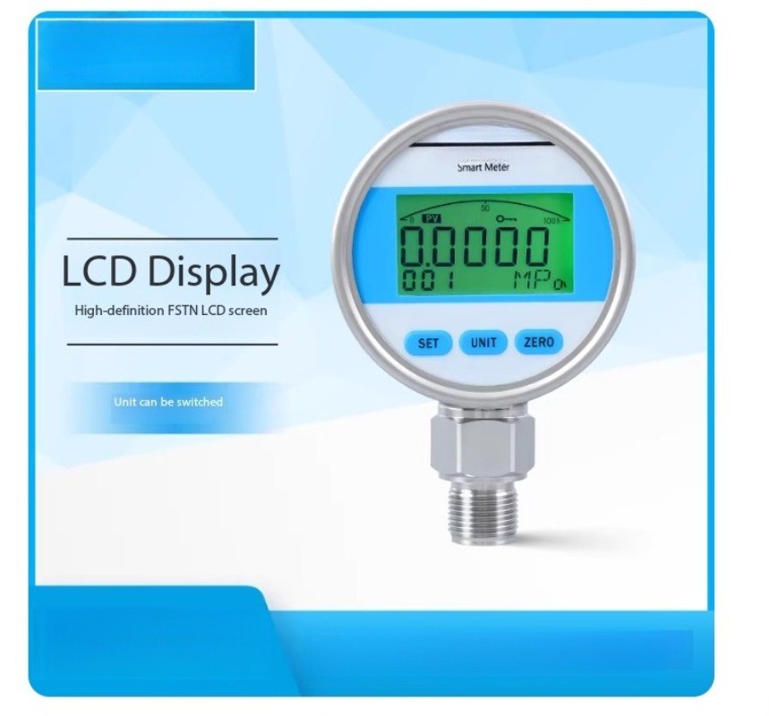 YBS80A High-Precision Digital Display Pressure Transmitter with 4-20mA Output