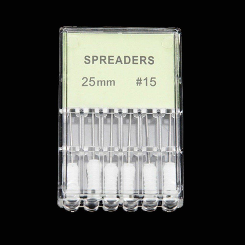 Dental Endo Finger Spreader 21/25mm,Root Canal Files Hand Use Assorted 6/Box