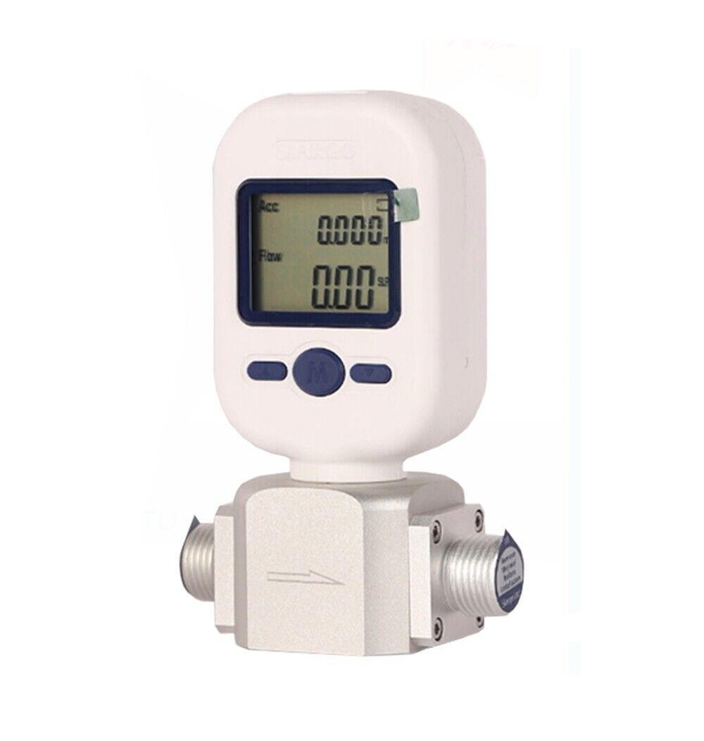 MF5706 Gas Flow Meter 20L/Min Digital Gas Mass Air Nitrogen Oxygen Flow Meter