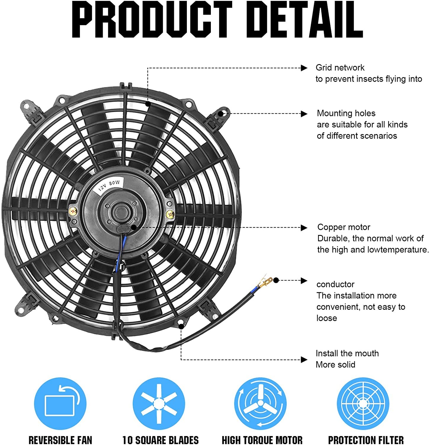 DC 80W Solar Fan Kit Solar Attic Fan for Greenhouse Attic Garden