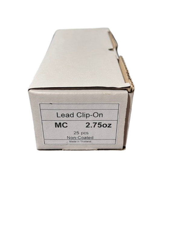 PERFECT MC STYLE UNCOATED LEAD WHEEL WEIGHT MC 2.75OZ.