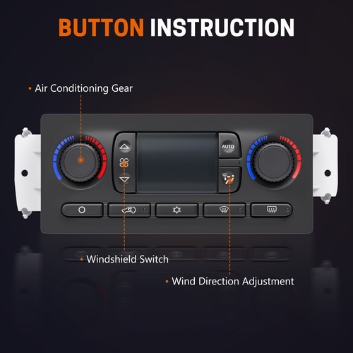 SINTLY AC Heater Climate Control Module For Chevrolet Silverado GMC 599-211XD