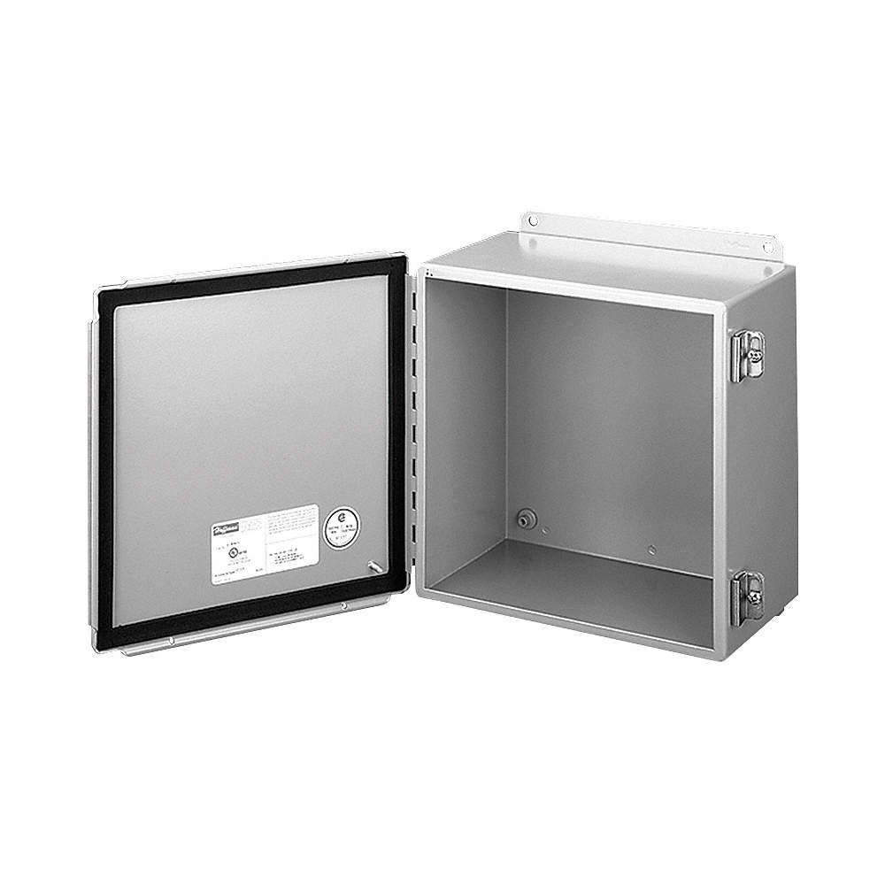 HOFFMAN A1412CH Enclosure,Mtlc,14In.Hx 12In.Wx6In.D 32FD90