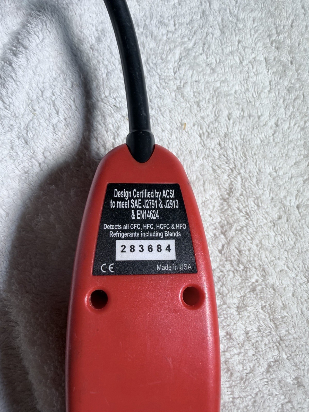 Snap On ACT 760b Refrigerant Gas Leak Detector Works