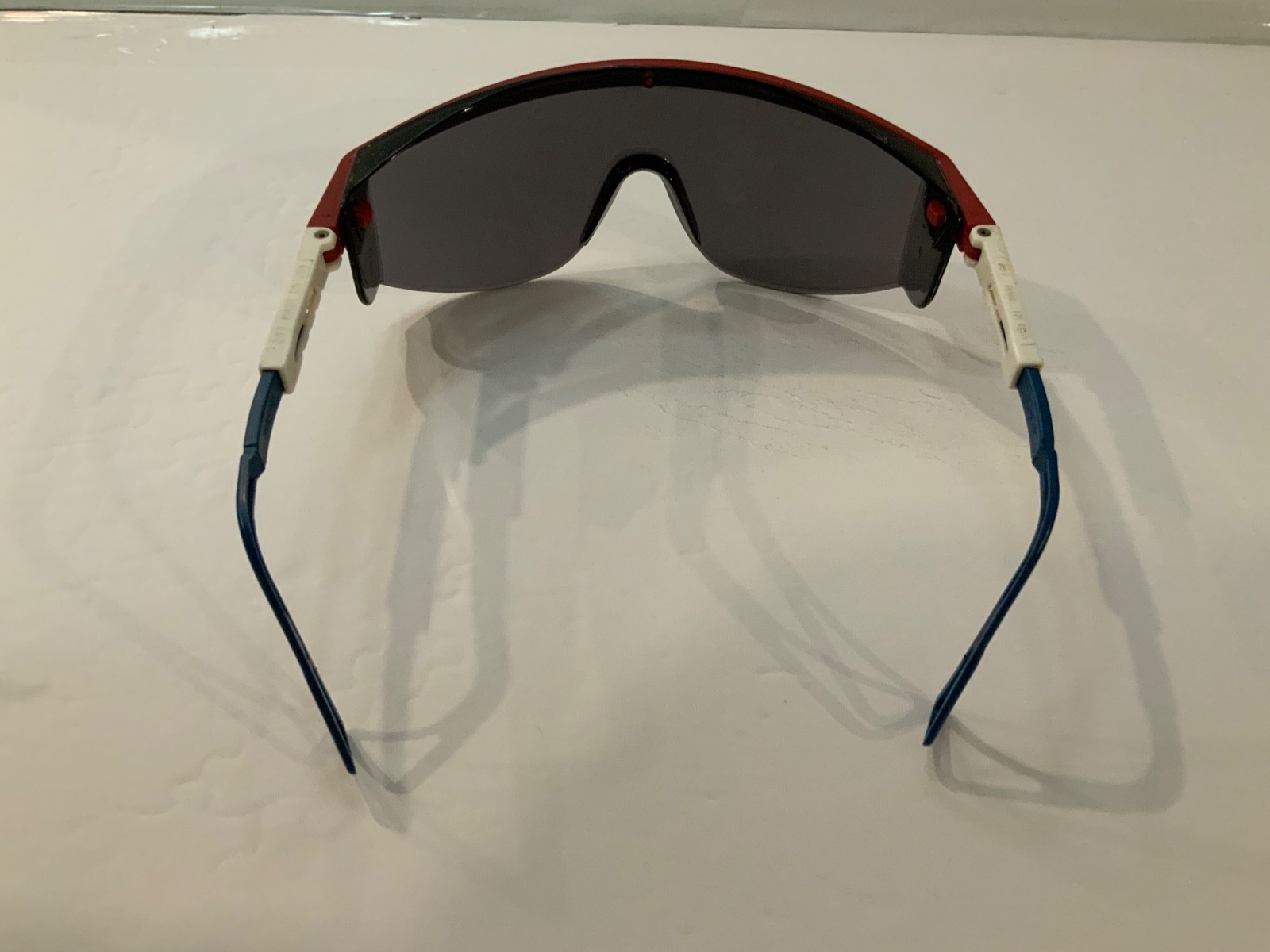 UVEX Astrospec Patriot Frame Dark Lens Safety Glasses Made In USA Z87 VTG