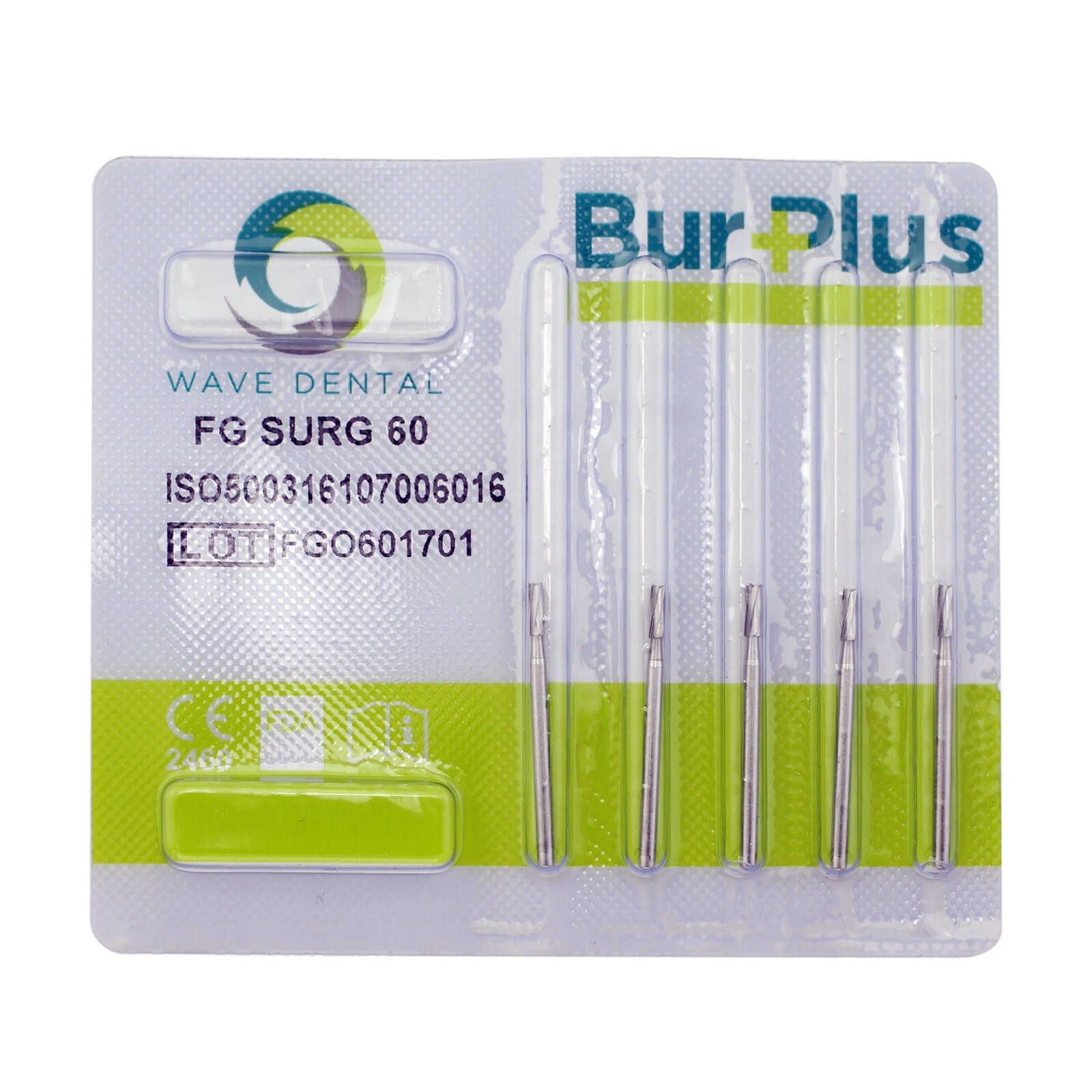 Wave Dental Surgical Burs 557 557L SL Carbide Straight Fissure 25mm FGOS FG SURG