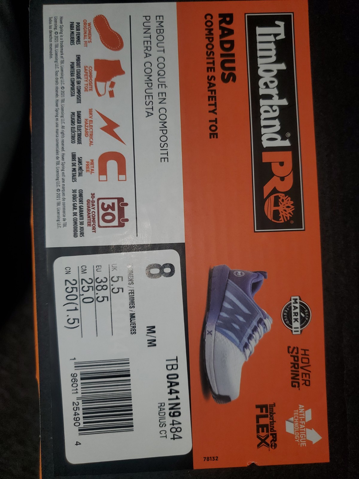 Timberland PRO® Women’s Composite Safety Toe Shoes Size 8