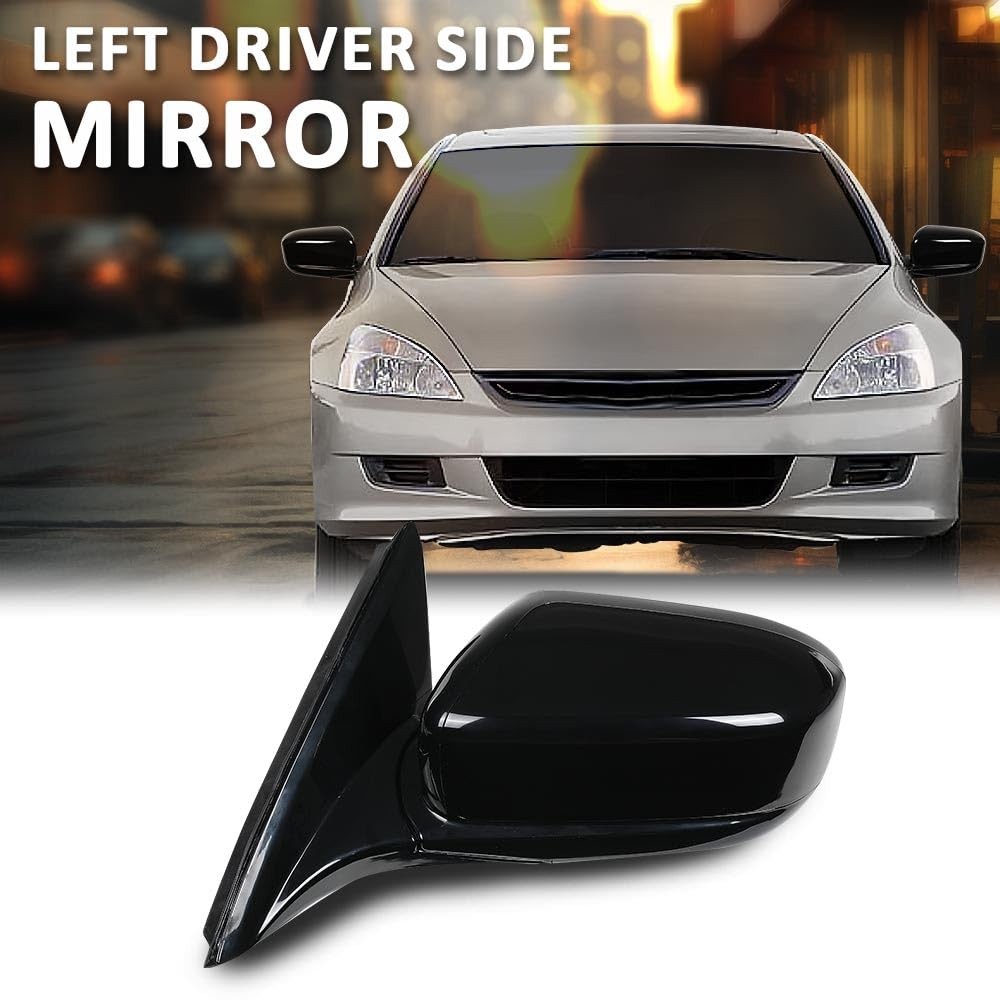 Left Driver Side Power Mirror Honda Accord Sedan 03-07 3-Pin 76250SDAA13ZA
