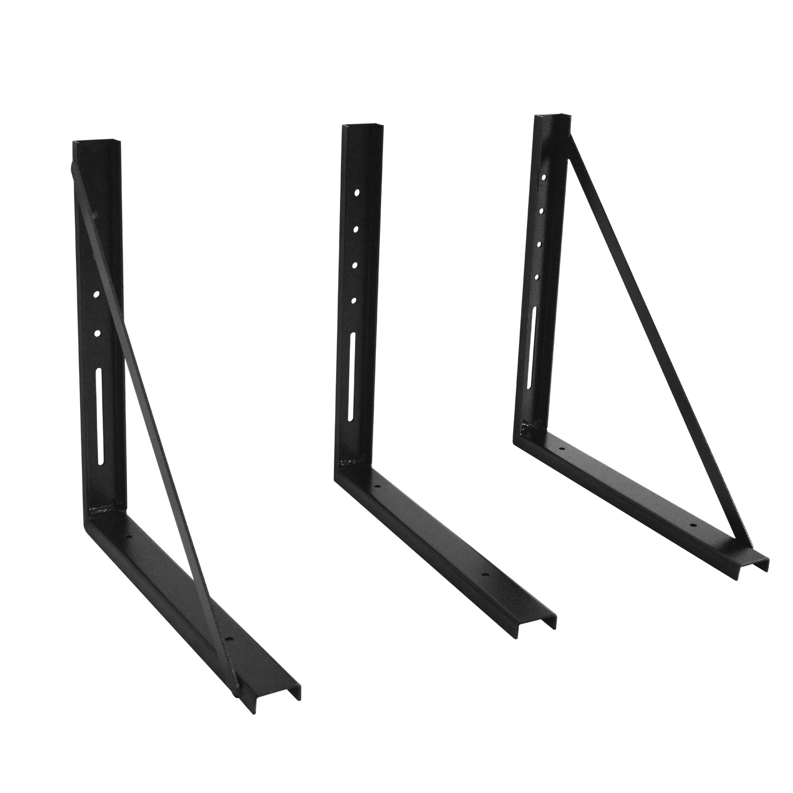 18×18 Inch Heavy Duty Mounting Brackets, 3X for Truck RV Underbody Tool Box