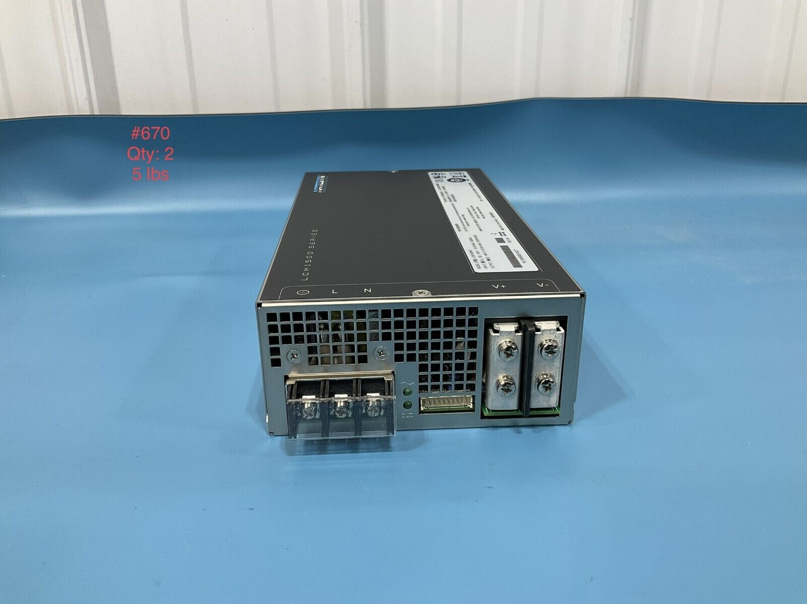 LCM1500W-T (INPUT 100V TO 240V 19.0A MAX 50/60Hz OUTPUT 48V 20.83A MAX 1000W MAX