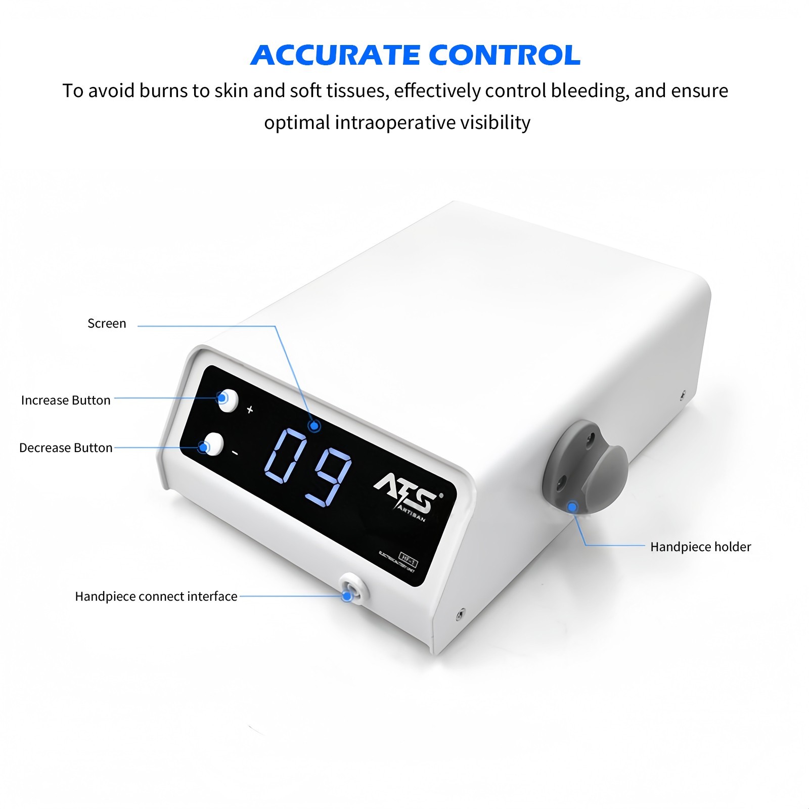 Dental LED Built-in Brushless Electric Micro Motor Touch Button