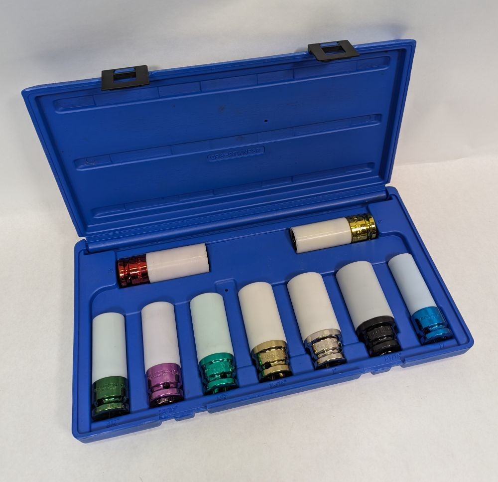 Cornwell CBS-9TWNPSR 9pc 1/2” Drive Extra Thin Nut Protector Power Socket Set