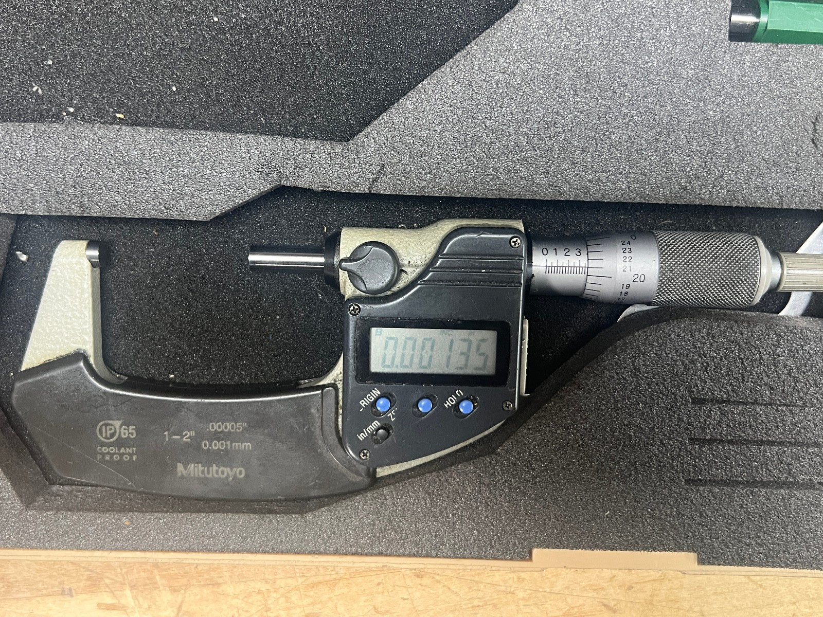 Mitutoyo Digital Electronic Micrometer set 0-1″ 1-2″ 2-3″ 293-331 293-332 / 330