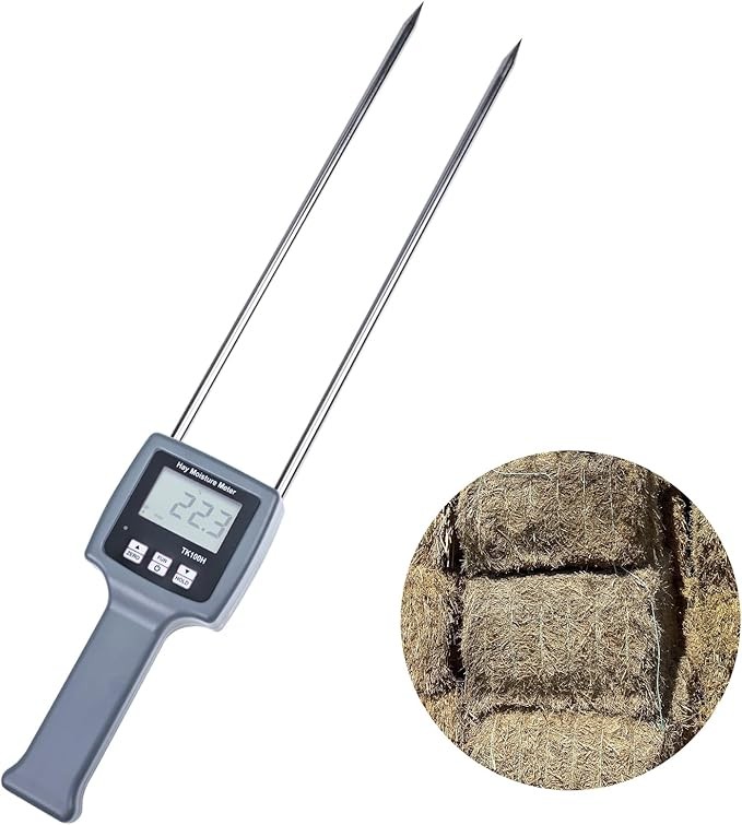Portable Hay Moisture Meter TK100H Compatible With Cereal Straw, Forage Grass