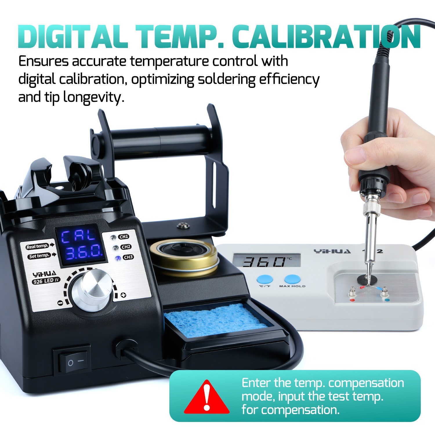 YIHUA 926LED-IV 130W Digital Soldering Station Complete Kit