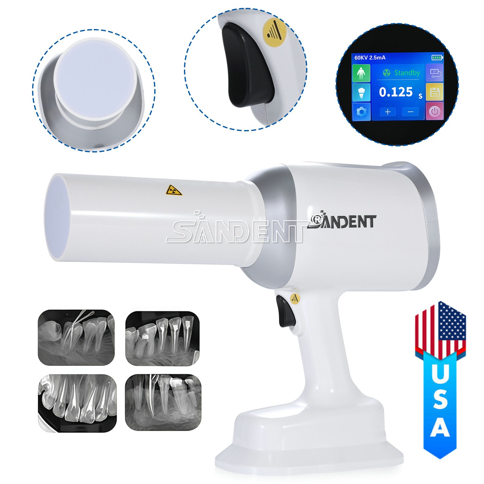 USA 10 Yabangbang Dental LED E-generator High Speed Handpiece 4 Hole
