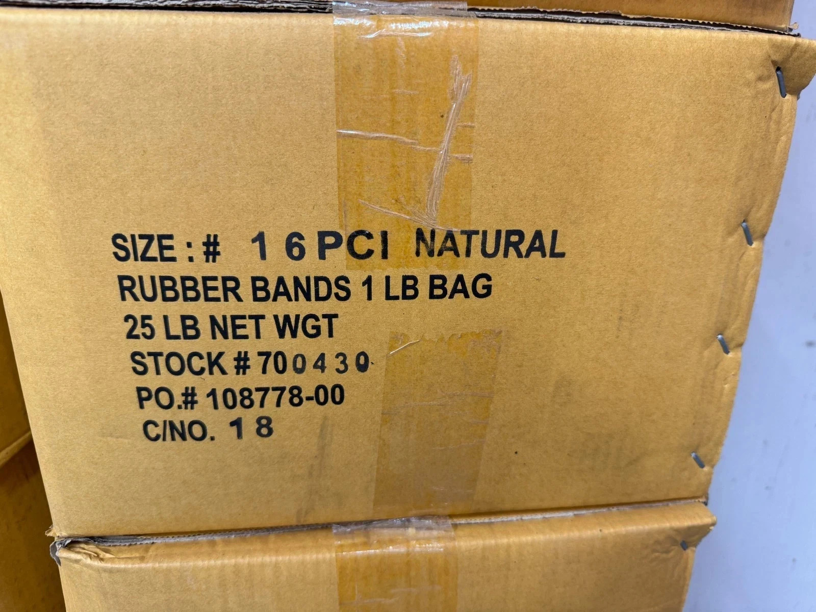 Size 16 PCI Natural Rubber Bands 5 lbs | $6/lb | Save 50% | Free Shipping