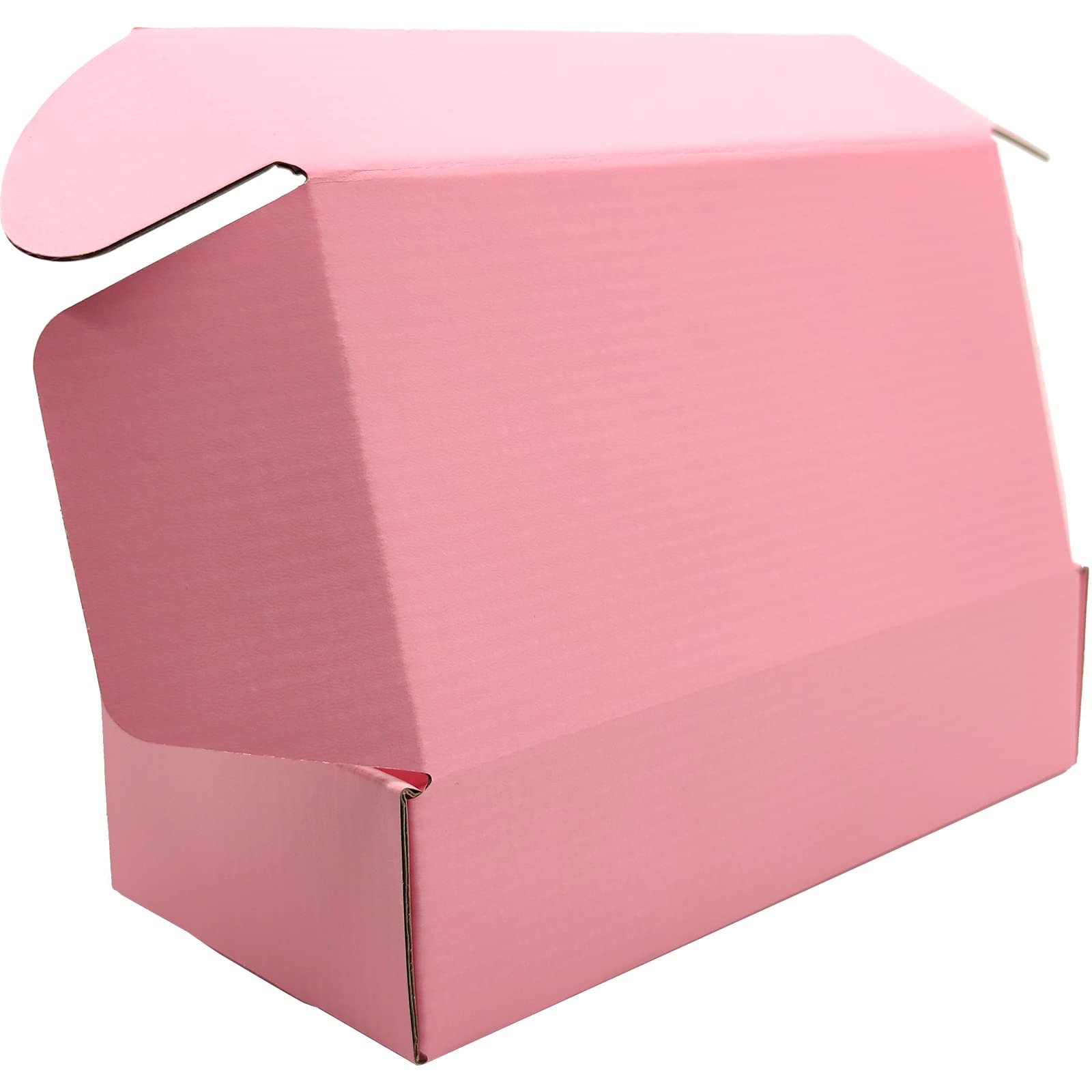 7x5x2 inches Small Shipping Boxes Set of 50 – Pink Mailer Corrugated Cardboard B