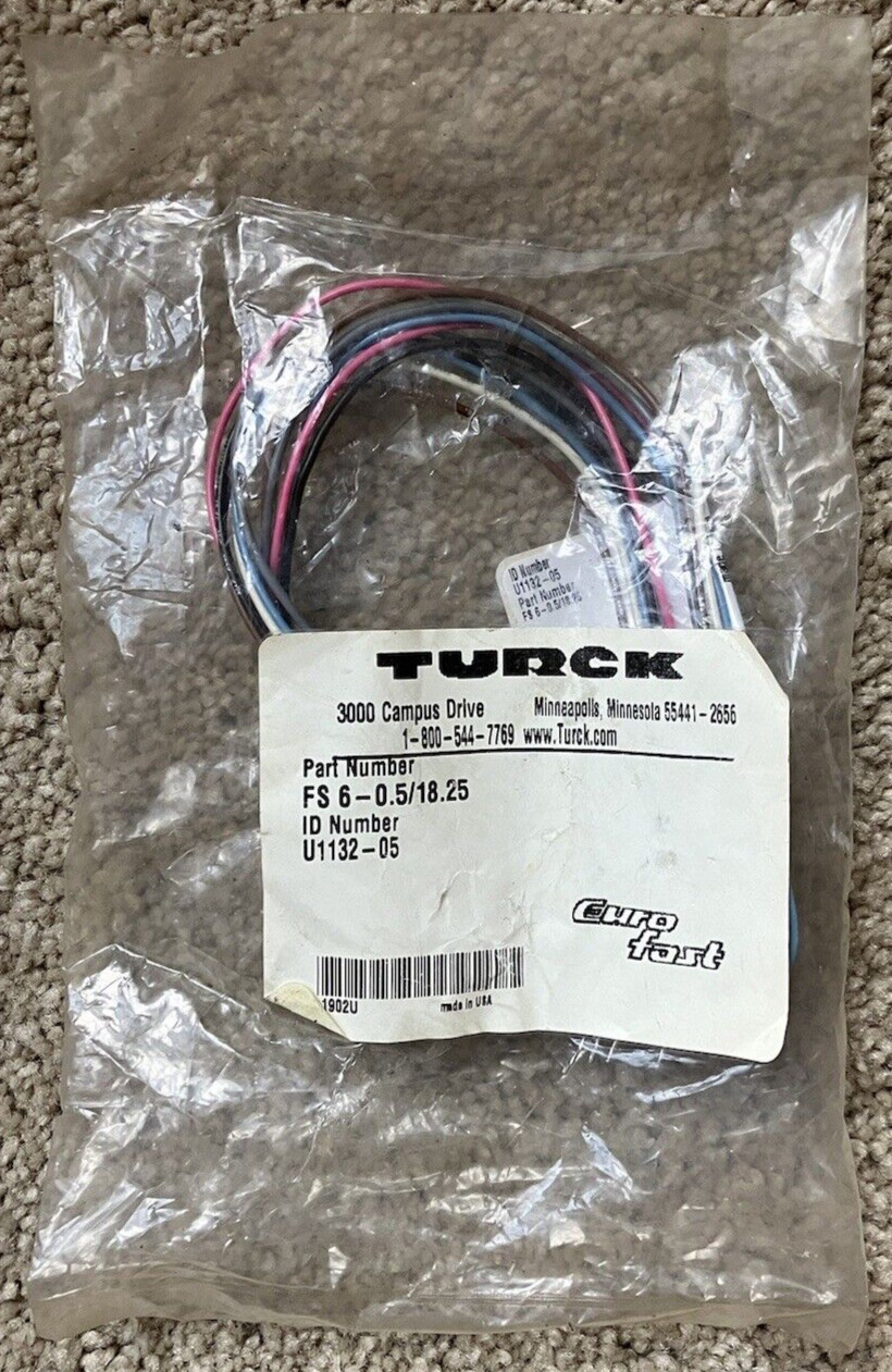Turck FS6-0.5/18.25 Connector 6 pin