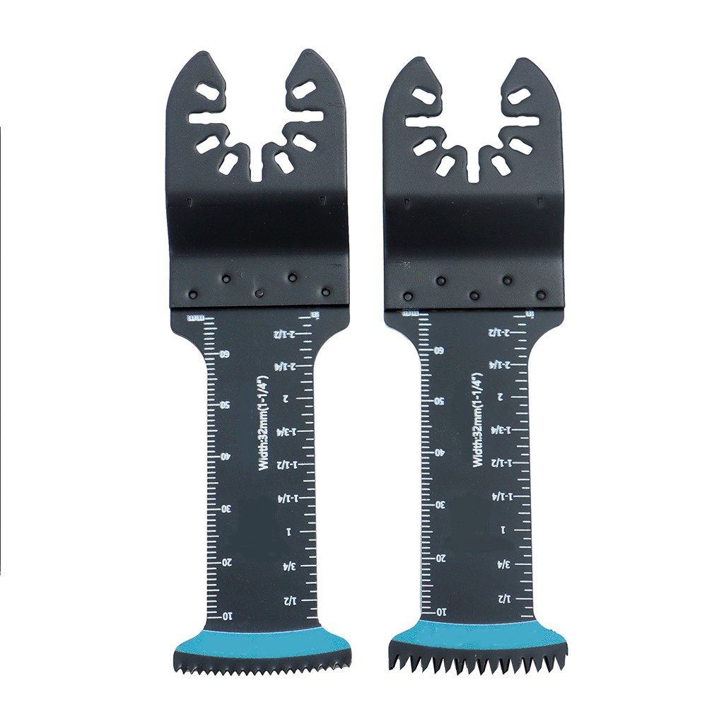 10 Pack Bi-Metal Oscillating Multi Tool Saw Blades Includes 3 Types Curved-Edge