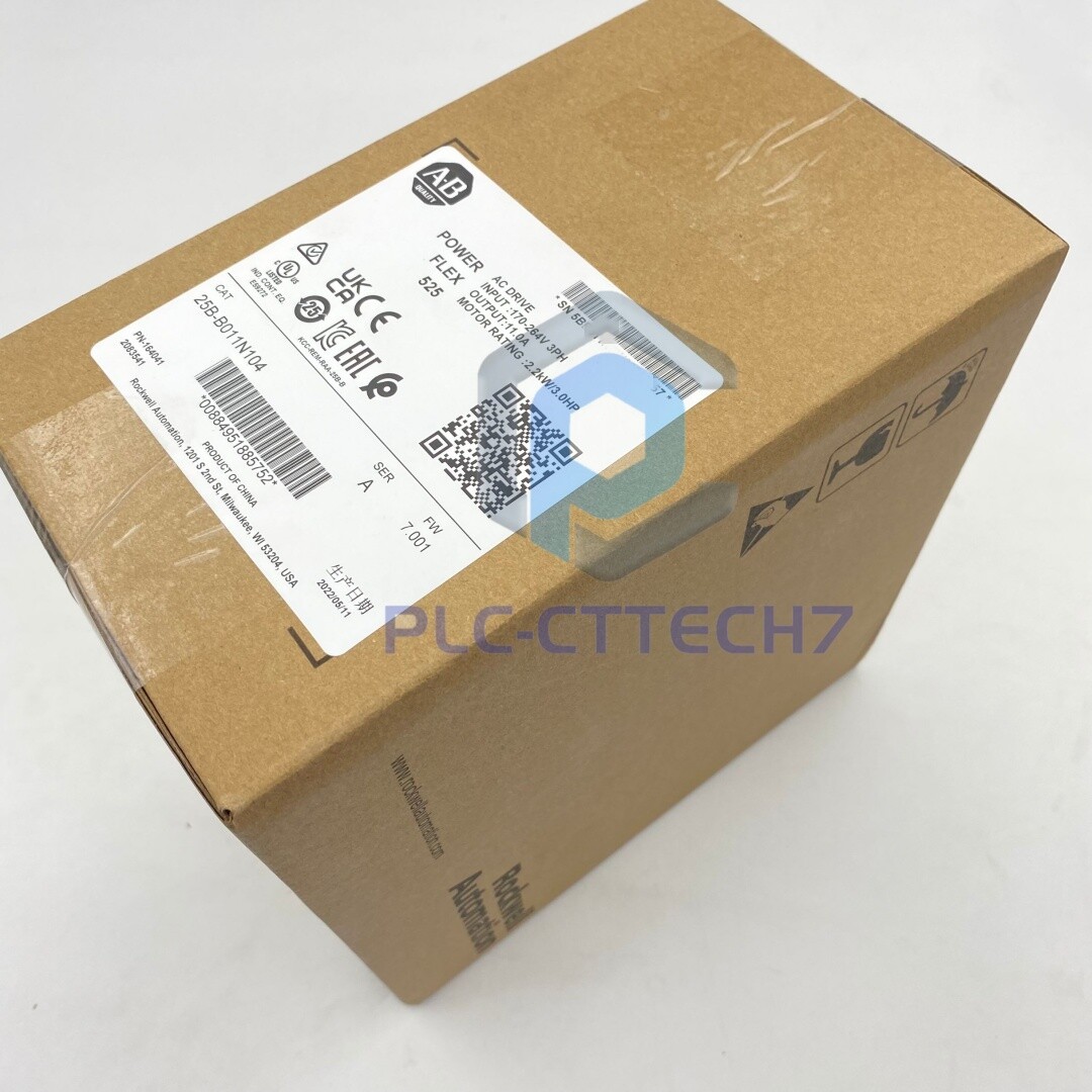 Allen-Bradley 25B-B011N104 Ser A PowerFlex 525 AC Drive 3HP 2023 New TX STOCK