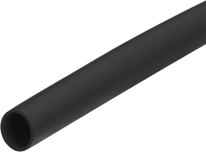 Silicone Heat Shrink Tubing 1.71 Ratio 0.24 Inch 6mm ID x 0.28 In Color: Black