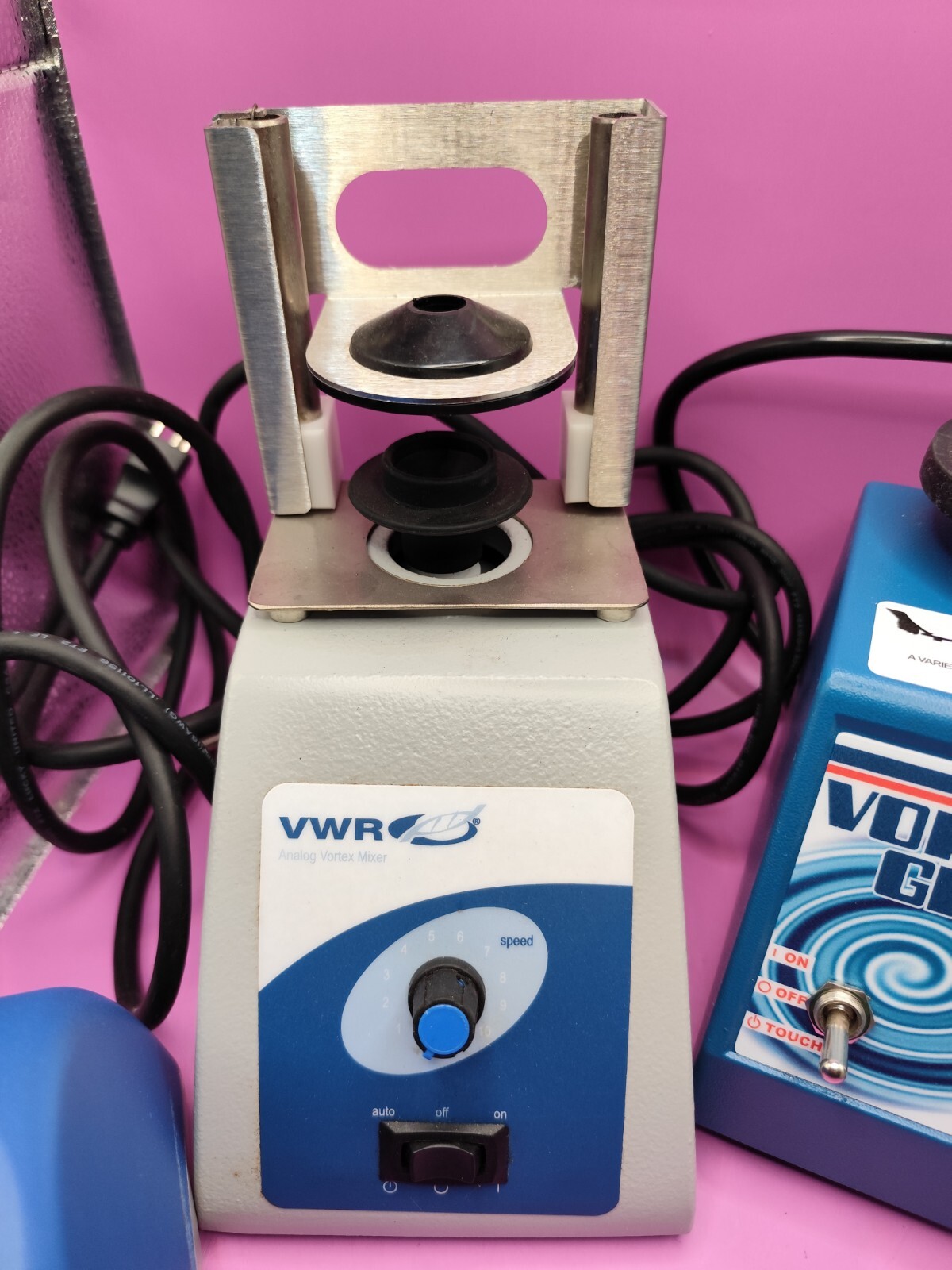 Laboratory Vortex Mixer Genie 2 VWR Fisher Biorad Benchmark TESTED WORKING
